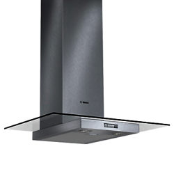 Bosch DWA074W50B Chimney Cooker Hood, Brushed Steel